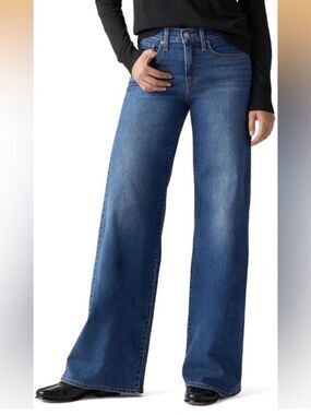 Levi's 318 Shaping Wide Leg Dark Wash Women's Size 32